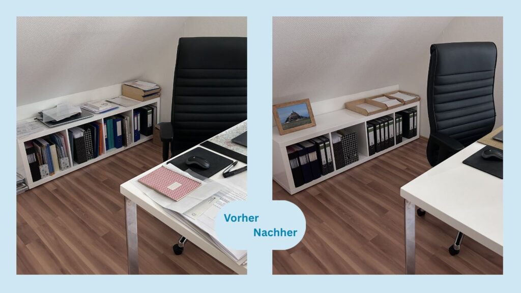 Vorher-Nachher Ordnungscoaching